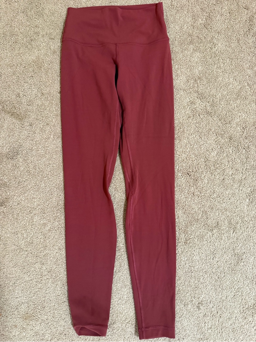 lululemon athletica High-Waist Burgundy Leggings